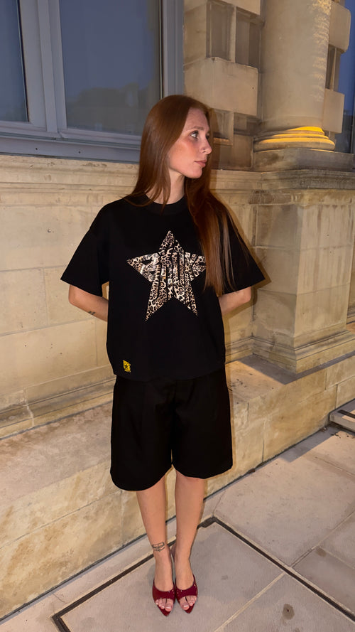 BROKE STAR Tee CHEETAH